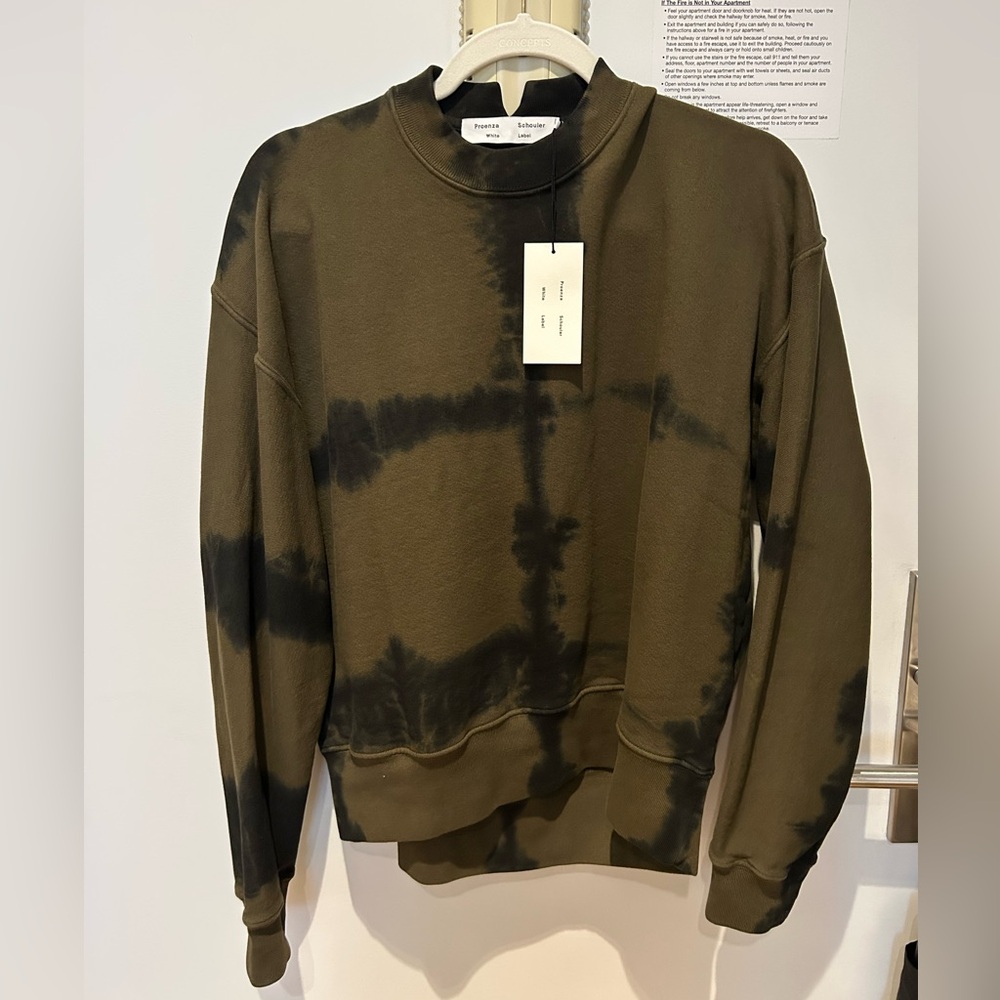NWT Proenza Schouler tie dye sweatshirt- XS